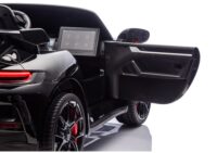 DK‑P911 Porsche GT3 juodos spalvos akumuliatorinis automobilis vaikams