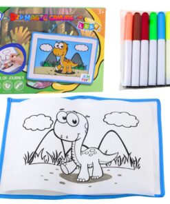 Daugkartinė „Magic Painting“ piešimo lenta su žymekliais