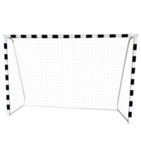 Dideli metaliniai treniruočių futbolo vartai 300×200×110 cm