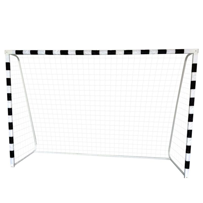 Dideli metaliniai treniruočių futbolo vartai 300×200×110 cm