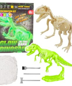 Edukacinis archeologijos rinkinys „Glowing Dinosaur Skeleton“