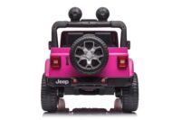Elektrinis vaikiškas automobilis Jeep Wrangler Rubicon DK-JWR555 rožinės spalvos