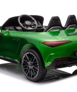 Elektrinis vaikiškas automobilis Mercedes AMG SL63 (žalios spalvos)