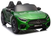 Elektrinis vaikiškas automobilis Mercedes AMG SL63 (žalios spalvos)
