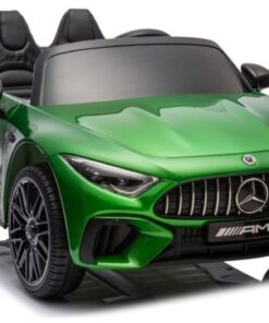 Elektrinis vaikiškas automobilis Mercedes AMG SL63 (žalios spalvos)