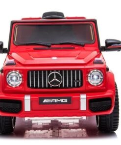 Elektrinis vaikiškas automobilis Mercedes G63 AMG – raudonas