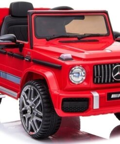 Elektrinis vaikiškas automobilis Mercedes G63 AMG – raudonas