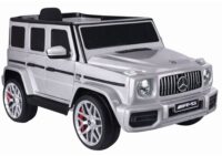 Elektrinis vaikiškas automobilis Mercedes G63 S306‑1 Sidabrinis