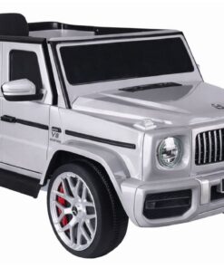 Elektrinis vaikiškas automobilis Mercedes G63 S306‑1 Sidabrinis