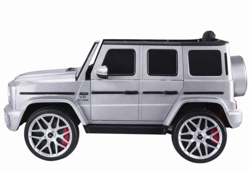 Elektrinis vaikiškas automobilis Mercedes G63 S306‑1 Sidabrinis