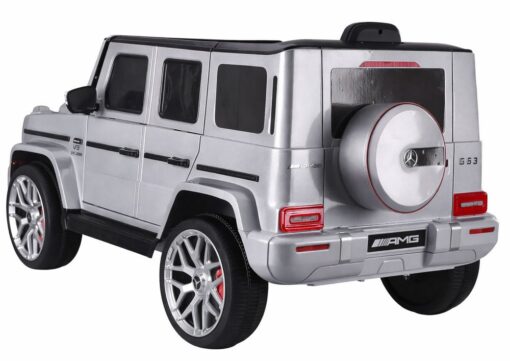 Elektrinis vaikiškas automobilis Mercedes G63 S306‑1 Sidabrinis