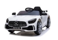 Elektrinis vaikiškas automobilis Mercedes GTR – baltas