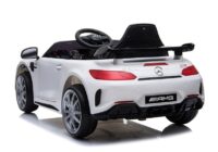 Elektrinis vaikiškas automobilis Mercedes GTR – baltas
