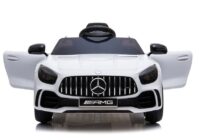 Elektrinis vaikiškas automobilis Mercedes GTR – baltas