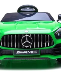 Elektrinis vaikiškas automobilis Mercedes GTR – žalias