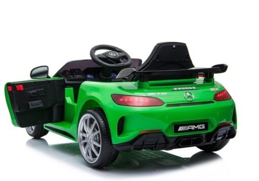Elektrinis vaikiškas automobilis Mercedes GTR – žalias