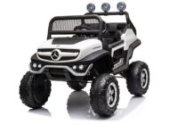 Elektrinis vaikiškas pasivažinėjimo automobilis Mercedes Unimog S