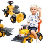 FALK Komatsu paspiriamas traktorius su kaušu ir signalu