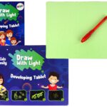 Fluorescencinė piešimo lenta Sketch Light Board su šviesos rašikliu