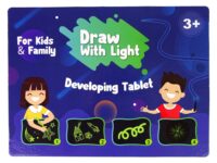 Fluorescencinė piešimo lenta Sketch Light Board su šviesos rašikliu