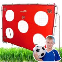 Futbolo vartai su taikymo uždanga 213×152×75cm