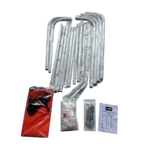 Futbolo vartai su taikymo uždanga 213×152×75cm