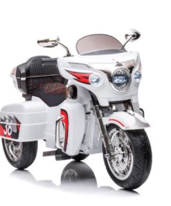 Goldwing triračio elektrinio motociklo vaikiškas modelis – baltas