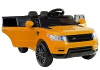 HL1638 elektrinis vaikiškas automobilis oranžinis
