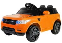 HL1638 elektrinis vaikiškas automobilis oranžinis
