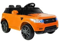 HL1638 elektrinis vaikiškas automobilis oranžinis