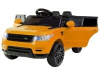 HL1638 elektrinis vaikiškas automobilis oranžinis