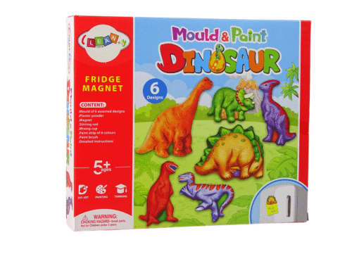 Kūrybinis gipsinių dinozaurų magnetukų rinkinys