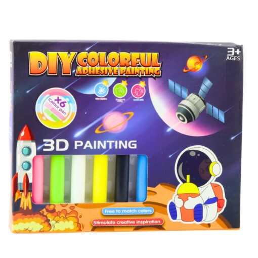 Kūrybinis kosmoso 3D dažymo rinkinys vaikams