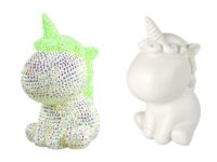 Kūrybinis rinkinys „Unicorn“ su deimantukais – žalias