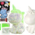 Kūrybinis rinkinys „Unicorn“ su deimantukais – žalias
