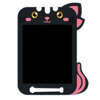 LCD piešimo planšetė Znikopis Black Cat