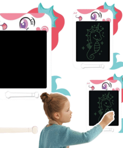 LCD piešimo planšetė Znikopis Unicorn – spalvinga kūrybos ir mokymosi priemonė