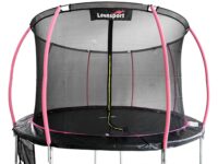 LEAN Sport Max 12ft (366 cm) batutas – juodas su rožiniais akcentais