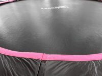 LEAN Sport Max 12ft (366 cm) batutas – juodas su rožiniais akcentais