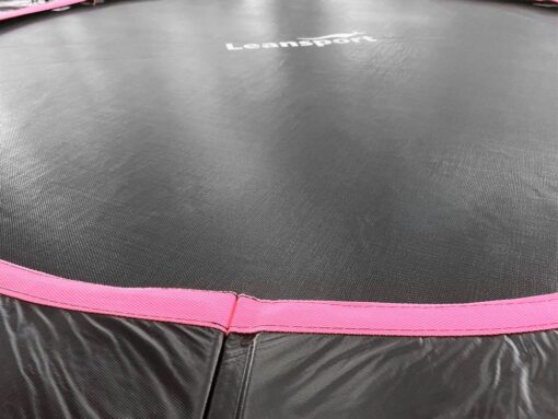LEAN Sport Max 12ft (366 cm) batutas – juodas su rožiniais akcentais