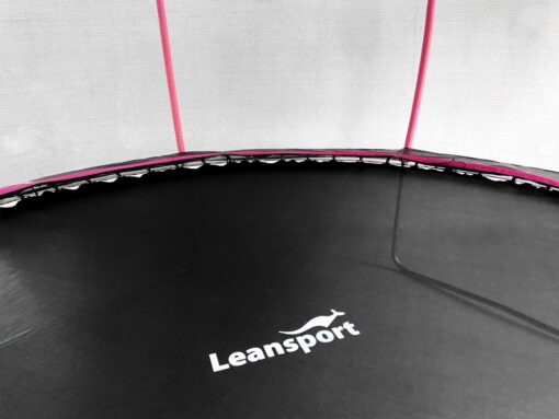 LEAN Sport Max 12ft (366 cm) batutas – juodas su rožiniais akcentais