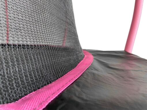 LEAN Sport Max 14ft (426 cm) batutas – juodas su rožiniais akcentais