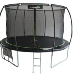 LEAN Sport Max 14ft (426 cm) batutas – juodas su žaliais akcentais