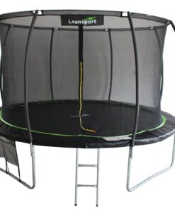 LEAN Sport Max 14ft (426 cm) batutas – juodas su žaliais akcentais