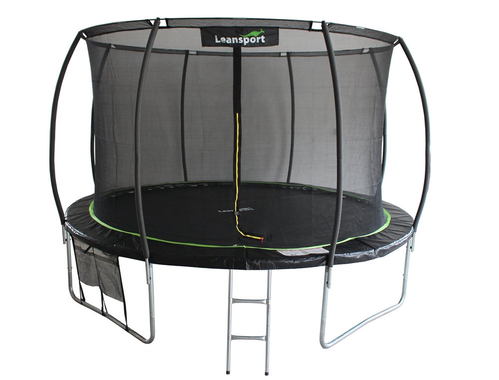 LEAN Sport Max 14ft (426 cm) batutas – juodas su žaliais akcentais LEAN Sport Max 14ft (426 cm) batutas – juodas su žaliais akcentais