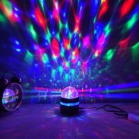 LED RGB projektorius naktinė lempa