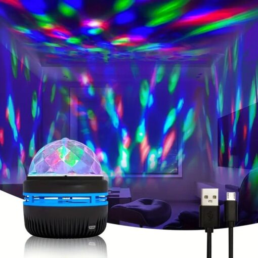 LED RGB projektorius naktinė lempa