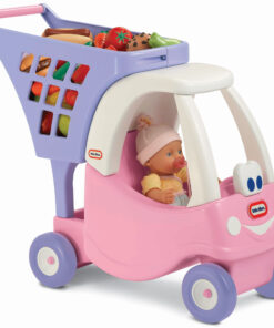 Little Tikes Cozy Coupe rožinis pirkinių vežimėlis vaikams