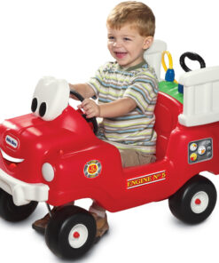Little Tikes gaisrinės mašinėlė – paspirtukas su pompa ir vandens žarna