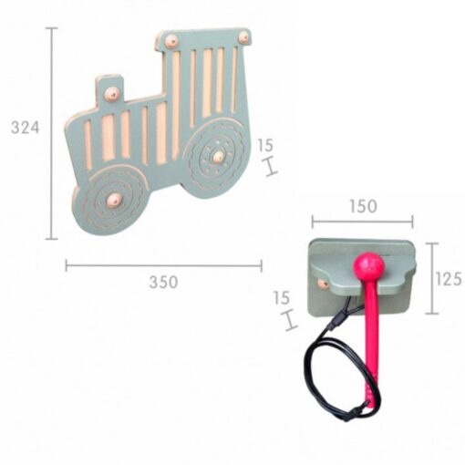 MASTERKIDZ Guiro muusikariist - traktor STEM-i tarvikute jaoks